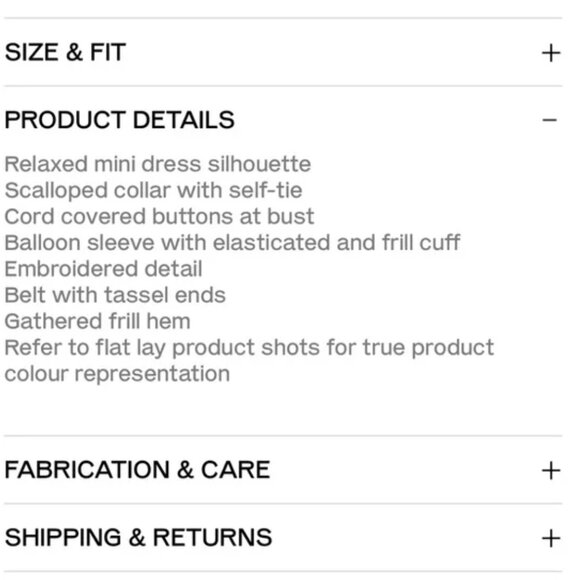 Alemais	HEARTS EMBROIDERED MINI DRESS - Picture 11 of 11